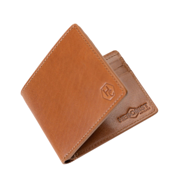 Brown Leather Wallet for Men - Venezia - free personalization