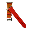 Cold orange Apple Watch strap compatible with all models Hedonist Chicago