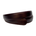 Leather Belt Strap Dark Brown 1.15"