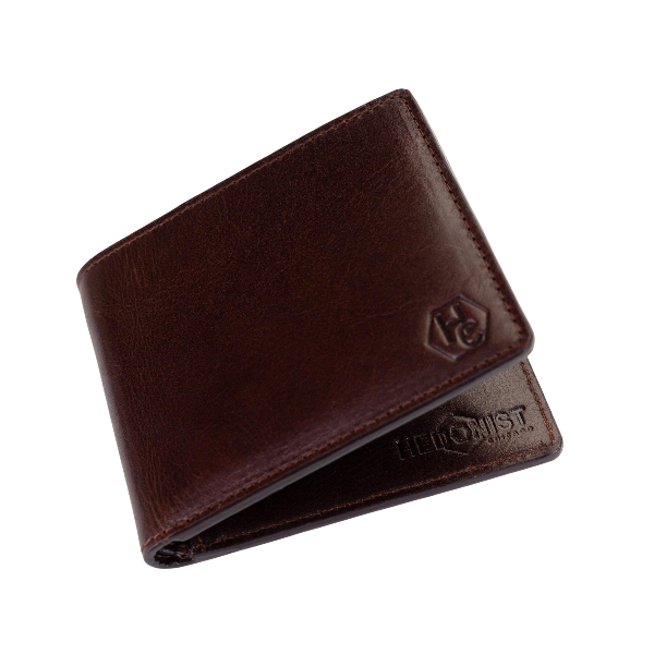 Dark Brown Leather Classic Wallet for Men - timeless design