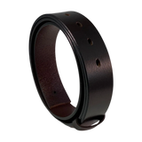 Dark brown extra durable genuine leather belt strap 1.55 inch - Hedonist Chicago