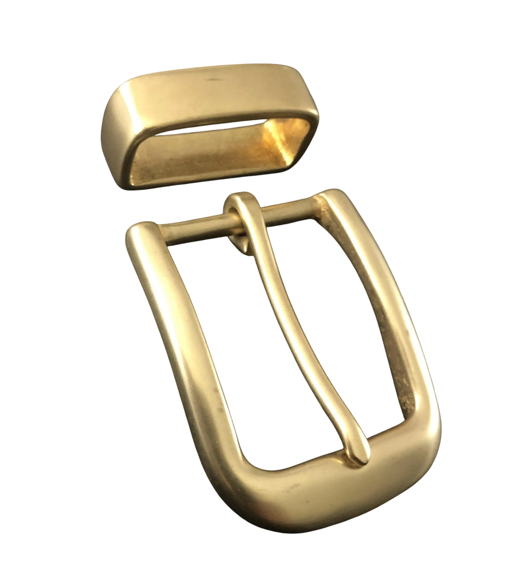 Extra Durable Polished Brass Belt Buckle 2 | Hedonist-Style | Chicago