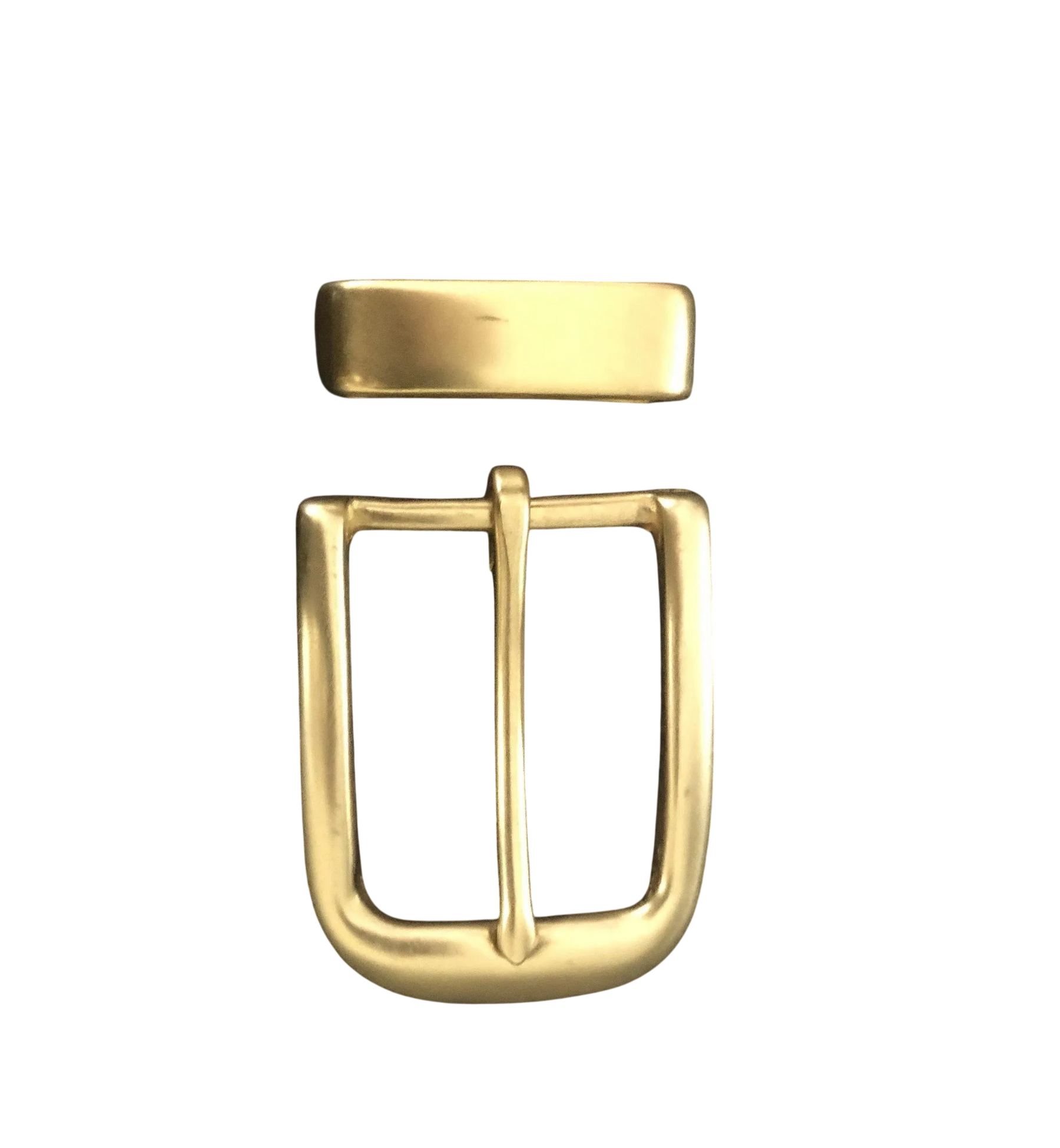 Extra Durable Polished Brass Belt Buckle | Hedonist Chicago