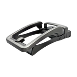 Frame washed metallic ratchet buckle 1.38 inch angled profile | Hedonist Chicago