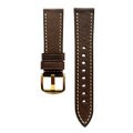 Watch Band Dark Brown Flat