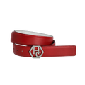 Red / White Reversible Women's Belt 1" and 1.3" width