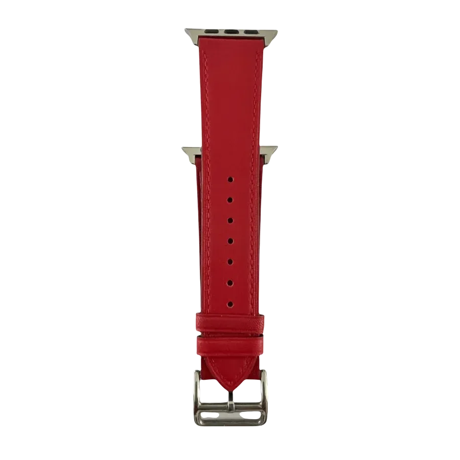 Red Apple Watch strap compatible with all models Hedonist Chicago