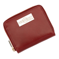 Small Zip Around Red Leather Wallet for Women from Hedonist Chicago