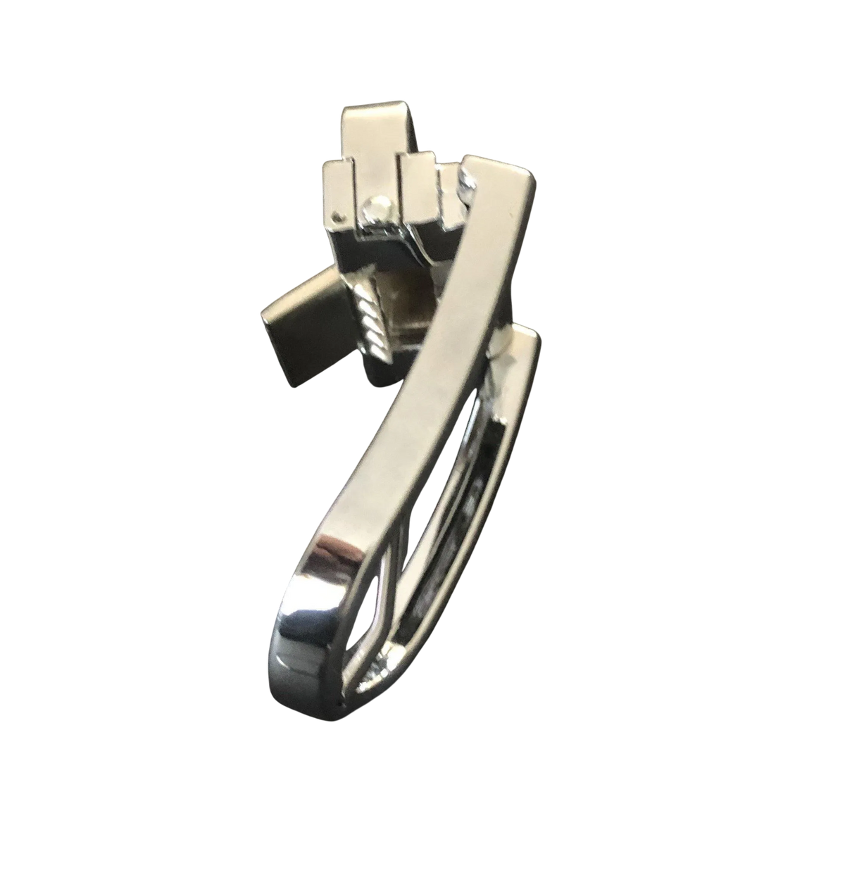 Silver Lacquered Pin and Clip Belt Buckle 2 | Hedonist-Style | Chicago
