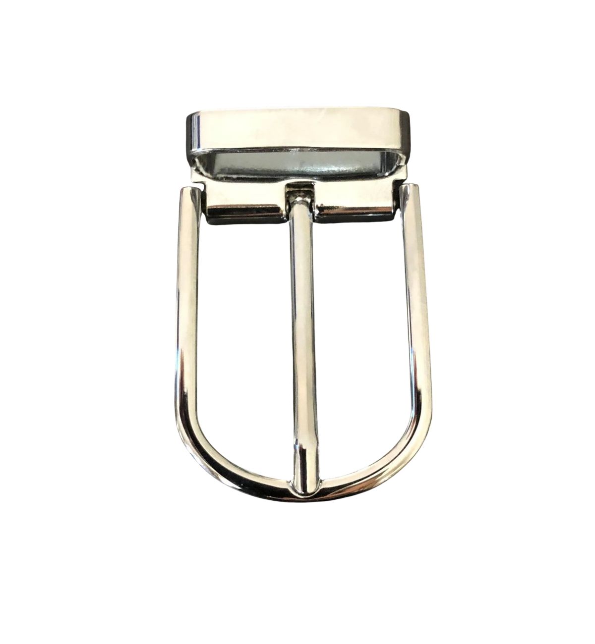 Silver Lacquered Pin and Clip Belt Buckle 1 | Hedonist-Style | Chicago