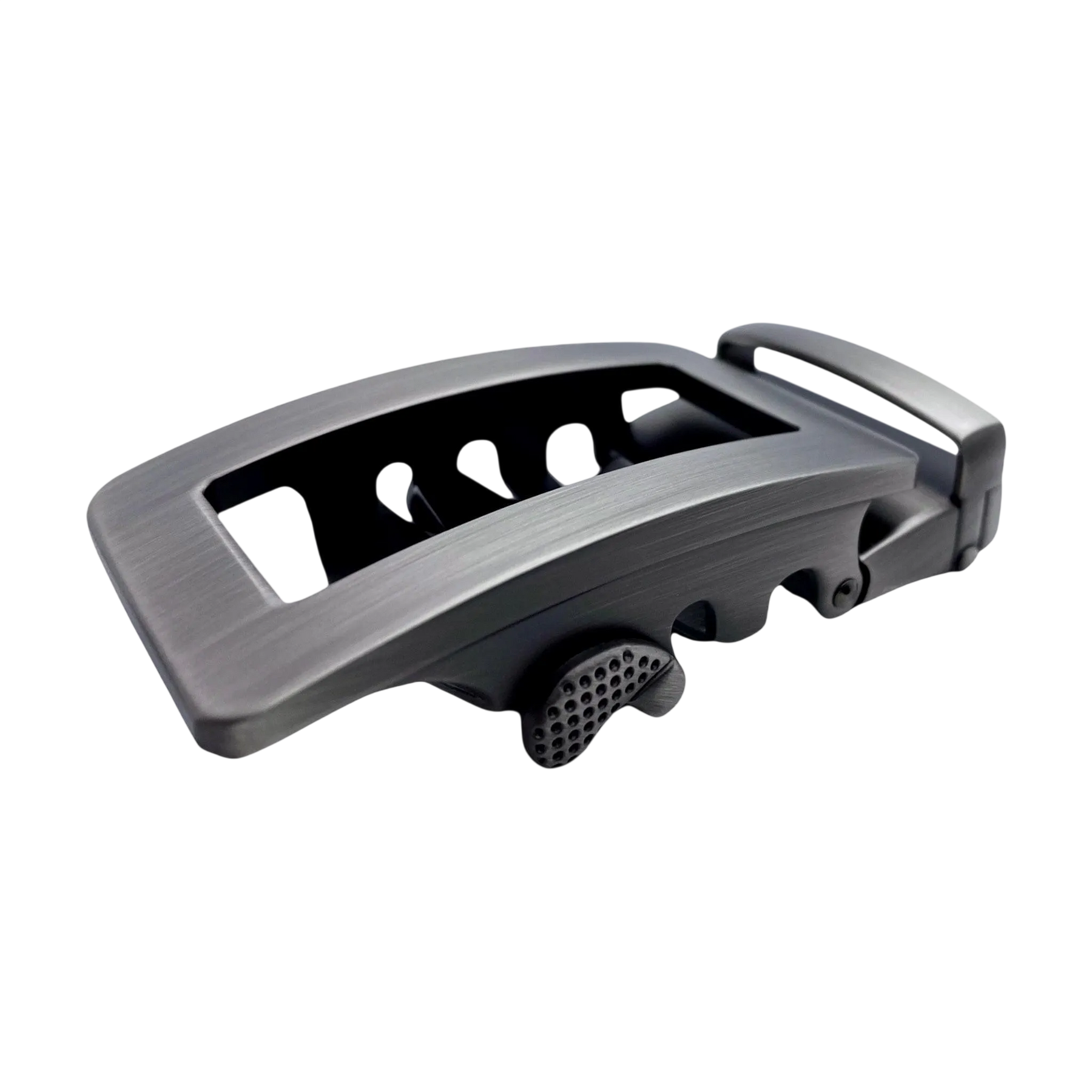 Washed metallic ratchet belt buckle 1.38 inch front display | Hedonist Chicago