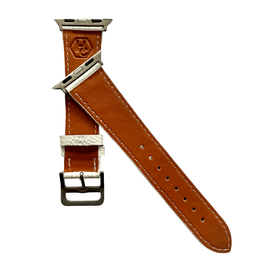 White Apple Watch strap compatible with all models  Hedonist Chicago