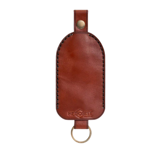 Handmade Leather Key Chain Light Mahogany