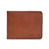 Handmade Men's Leather Wallet 6 Card Slots Medium Brown | Hedonist Chicago