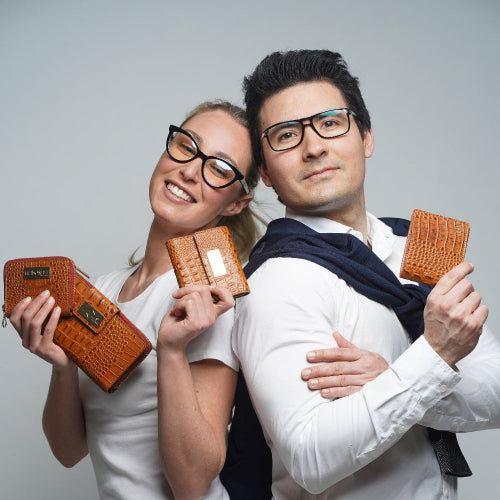 Models Embossed Women Wallets | Hedonist Chicago