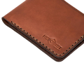 Handmade Men's Leather Wallet 6 Card Slots Medium Brown Nice | Hedonist Chicago