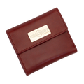 Small Red Leather Wallet for Women from Hedonist Chicago | Snap Closure