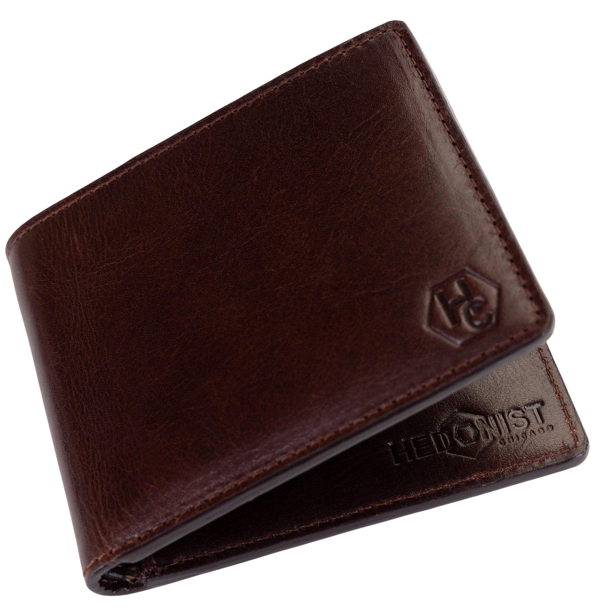 Dark Brown Leather Classic Wallet for Men - timeless design