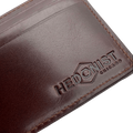 Dark Brown Leather Classic Wallet for Men - free personalization