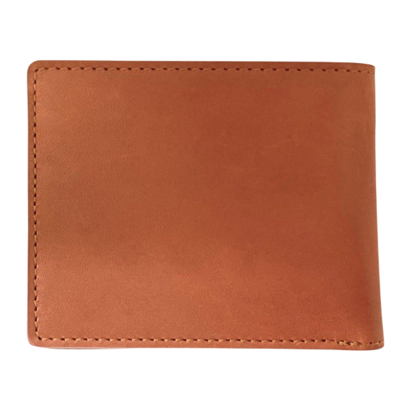 Classic Bifold Wallet in Light Brown Leather by Hedonist Chicago