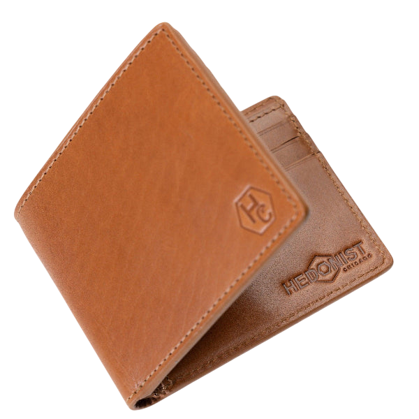 Brown Leather Wallet for Men - Venezia - free personalization