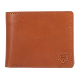 Classic Bifold Wallet in Light Brown Leather