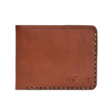 Handmade Men's Leather Wallet 6 Card Slots Medium Brown | Hedonist Chicago