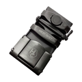 Plate metallic ratchet buckle 1.38 inch back locking detail | Hedonist Chicago