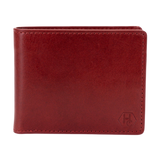 Bifold Red Premium Leather Wallet for Men