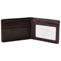 Compact Men's Wallet in Dark Brown Leather by Hedonist Chicago