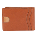 Men's Billfold Brown Leather Slim Wallet by Hedonist Chicago - quick access to most-used cards