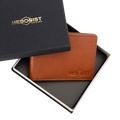 Men's Billfold Brown Leather Slim Wallet by Hedonist Chicago - Best Men's Wallets for Every Occasion