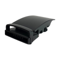 Plate black ratchet buckle 1.38 inch angled profile image | Hedonist Chicago