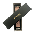 Pink leather Apple Watch band, packaging close-up