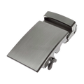 Ratchet Buckle Plate Brushed Metallic 1.15" (003)