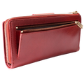 Red leather traveler wallet and Apple Watch band gift set by Hedonist Chicago