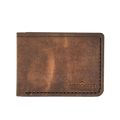 Handmade Men's Leather Wallet 4 Card Slots Tan Pull-Up | Hedonist Chicago