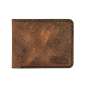 Handmade Men's Leather Wallet 6 Card Slots Tan Pull-Up | Hedonist Chicago