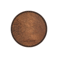 Hedonist Chicago leather coaster set in Tan Pull-up finish, clean edge, full grain leather, angled view