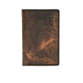 Hedonist Chicago tan passport case in tan, travel cover, full grain leather, product view