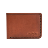 Handmade Men's Leather Wallet 4 Card Slots Whisky | Hedonist Chicago