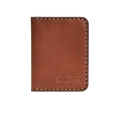 Handmade Men's Leather Wallet ID Slot and 4 Card Slots Whisky | Hedonist Chicago