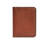Handmade Men's Leather Wallet ID Slot and 4 Card Slots Whisky | Hedonist Chicago