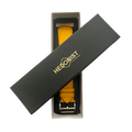 Yellow leather Apple Watch band, packaging close-up