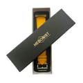 Yellow leather Apple Watch band, packaging close-up
