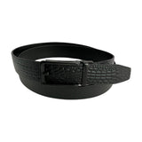 Metal Frame belt buckle 1.38" , front view, for ratchet leather belts by Hedonist Chicago