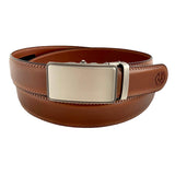 Metal Automatic belt buckle 1.38" , front view, for ratchet leather belts by Hedonist Chicago