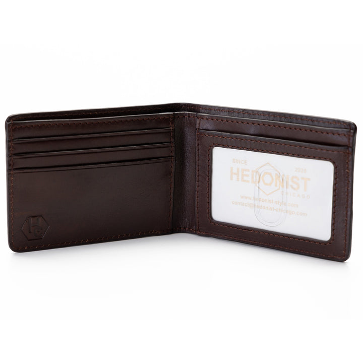 Ultra Slim Bifold Wallet Mahogany