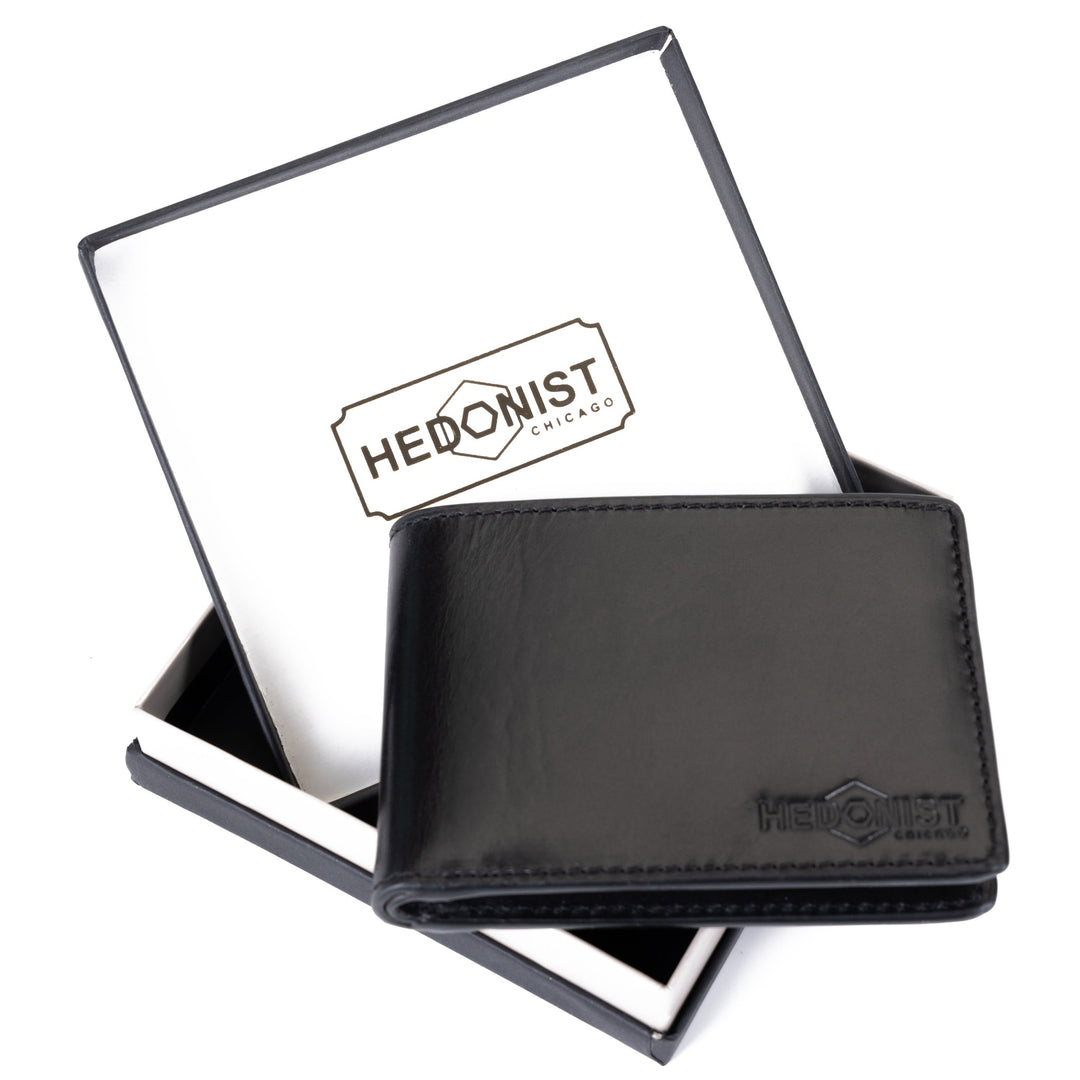 Ultra Slim Bifold Wallet Black