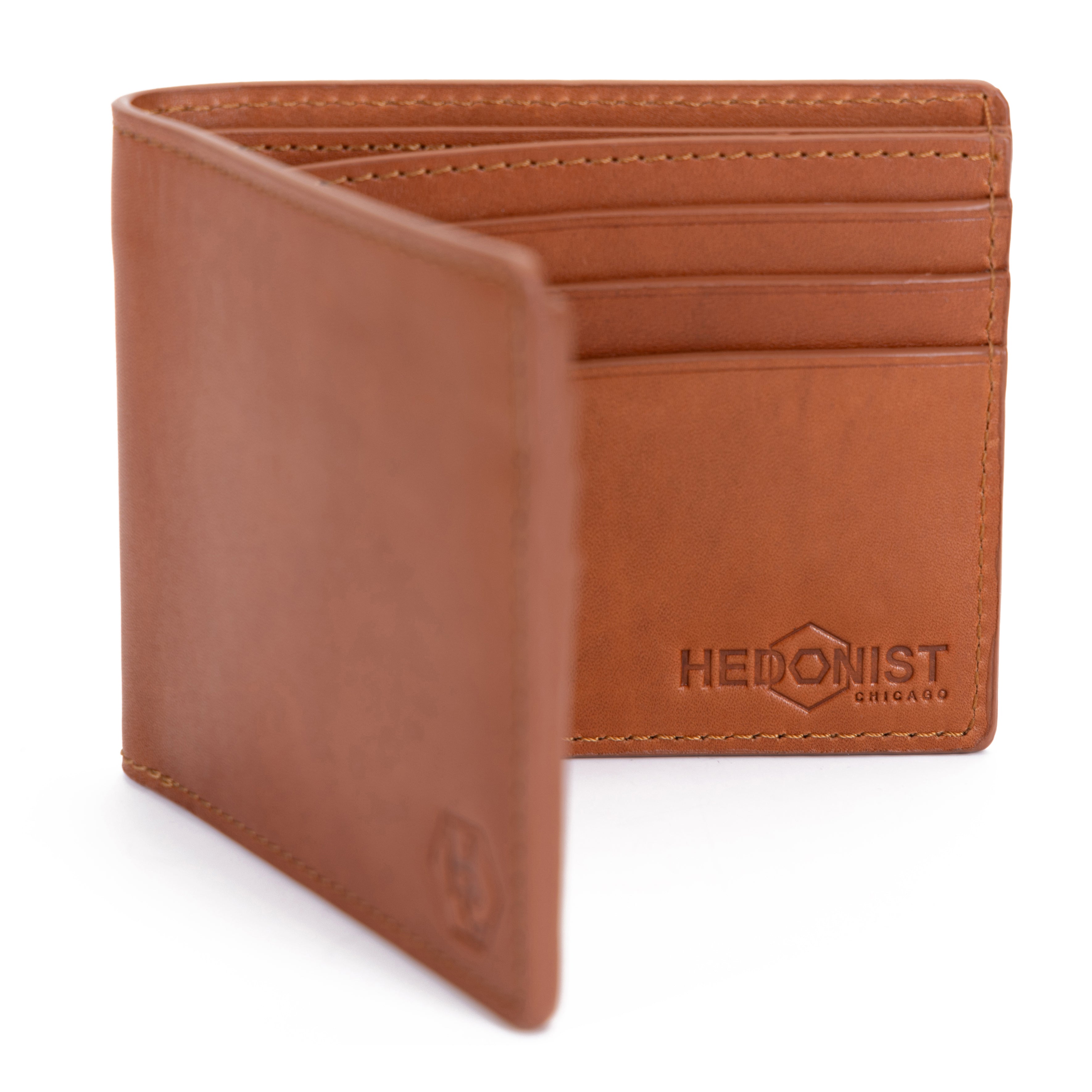 HC Classic Bifold Wallet Cognac